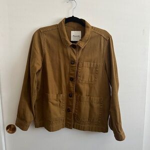 MADEWELL Gold Utility Chore Jacket Size Medium. NWOT. Excellent condition.